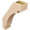 Ekena Millwork 5-inch W x 16-inch D x 22-inch H Merced Rough Cedar Woodgrain TimberThane Knee Brace, Primed BRCUR05X16X22MRCRCPR - alternate 2